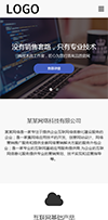 响应式网站建设网络科技网站模板 - 手机端